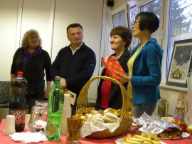 Otvorenje izložbe slika, Marija Glavičić Počuč